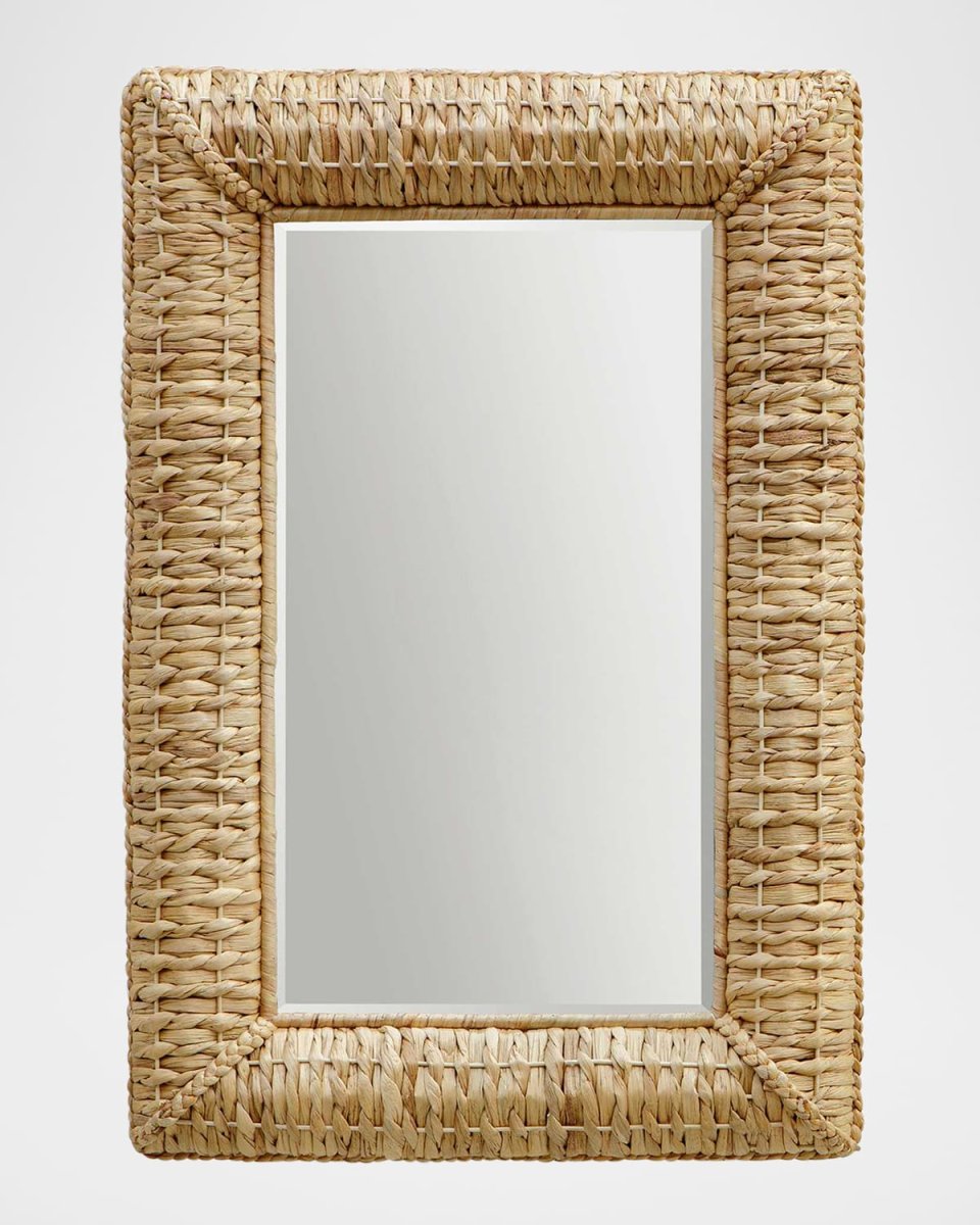 Twisted Seagrass 36" Wall Mirror